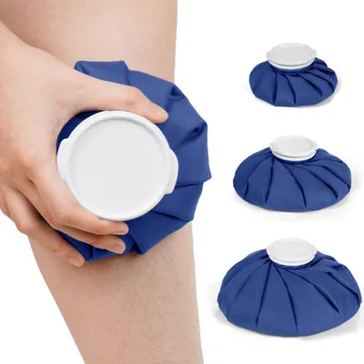 Image de Packs froids et chauds (3 pièces) – Coussin réfrigérant et coussin chauffant – Réutilisables – Soulagement de la douleur – Sacs de glace et bouillottes en un – Bleu