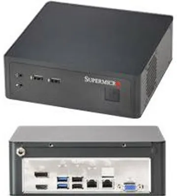 Produktbild von Supermicro CSE-101i, Small Form Factor (SFF), PC, Schwarz, Mini-ITX, Heimbüro, HDD, Leistung