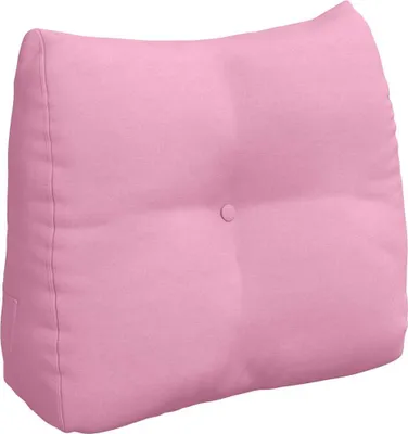 Image de vidaXL Dossier Coussin Rose 60 x 24 x 50 cm Tissu