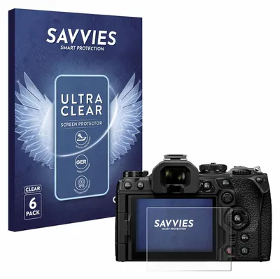 Produktbild von 6x Für Olympus OM System OM-1 Mark II / OM-3 Schutzfolie Savvies Displayschutz Display Schutz Folie Klar Transparent