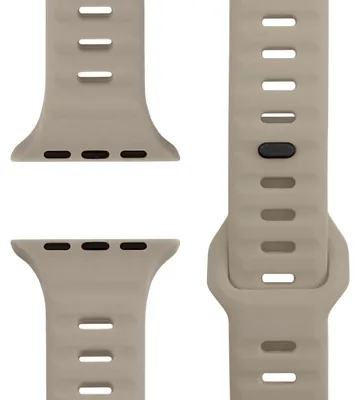 Produktbild von Motion Armband für Apple Watch SE/10/9/8/7/6/5/4/3/2/1, Soft Silikon Sportarmband, 38/40/41/42mm - Espressobraun