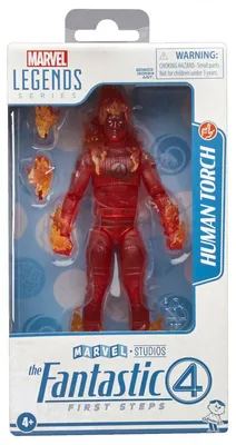 Immagine prodotto di Hasbro I Fantastici Quattro Marvel Leggende Torcia Umana Prima Figura Passi 15 Cm Rosso Rosso Taglia Unica
