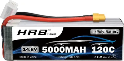Immagine prodotto di Batteria RC LiPo, 14,8V, 5000mAh, 4S 5000 XT60 1PC, 4S 5000 XT60 1PC