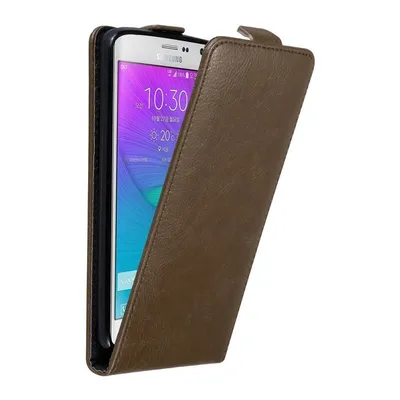 Immagine prodotto di Custodia Cadorabo per Samsung Galaxy NOTE EDGE Custodia protettiva in marrone Custodia Flip per telefono cellulare Custodia Cover