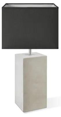 Produktbild von Home Sweet Home Tischlampe Block - Säule Betonsockel - anthrazit