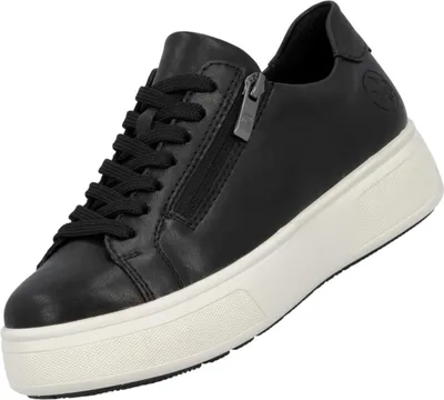 Produktbild von Rieker Damen Plateau Sneaker Schwarz