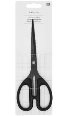 Image de Ciseaux antiadhésifs noirs, 21 cm / 8,25 pouces