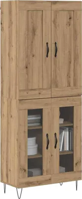 Obrázek produktu pro vidaXL Highboard Artisan dub 69,5 x 34 x 180 cm Materiál na bázi dřeva