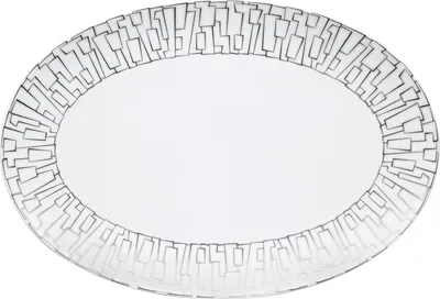 Produktbild von Rosenthal TAC Gropius Skin Platin Platte 34 cm