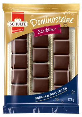 Produktbild von Schulte Dominosteine Zartbitter 175g