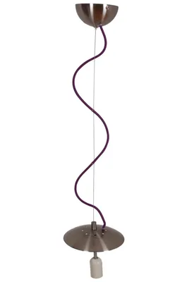 Zdjęcie produktu dla Lampa wisząca Näve; kolor: jasny metal, fioletowy, 7022024