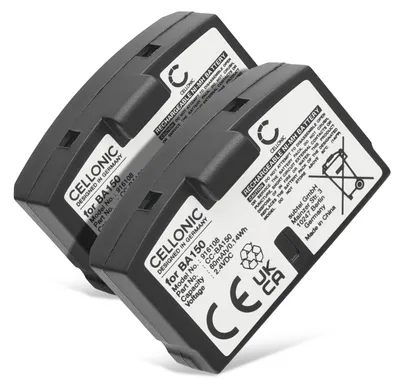 Immagine prodotto di CELLONIC 2x Batteria per Headset / Auricolare / Cuffie Compatibile con Sennheiser RS 400, HDR 60 (RS 60), HDR 4 (RS 4), BA 151 – (60mAh, 2.4V)