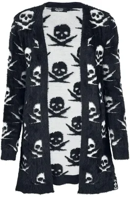 Produktbild von Rock Rebel by EMP Damen multicolor Cardigan mit Allover-Print S