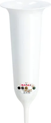 Image de KADAX Vase funéraire en plastique "Latera", vase pour cimetière, vases, vase pour fleurs, blanc, 31 cm