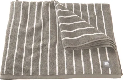 Image de MUSTERRING Duschtuch NEEDLESTRIPE Grau 100 x 150 cm