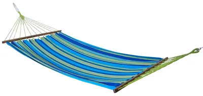 Immagine prodotto di Amaca a palo MacaMex Caribe Grande Dorada XL blu verde