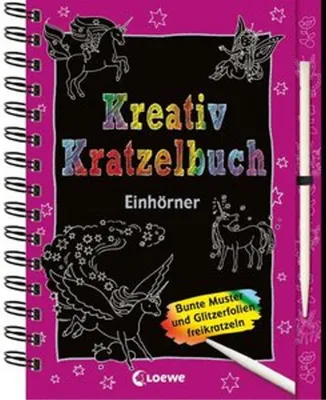 Produktbild von Kreativ-Kratzelbuch: Einhörner