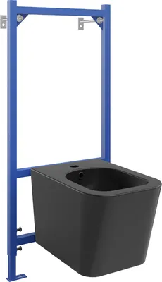 Produktbild von Mexen Felix B Unterputzmontageset mit Bidet Teo, Schwarz matt - 69935855185