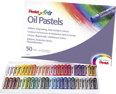 Produktbild von PentelArts Ölpastellkreide PHN4 50er Kunststoff Etui