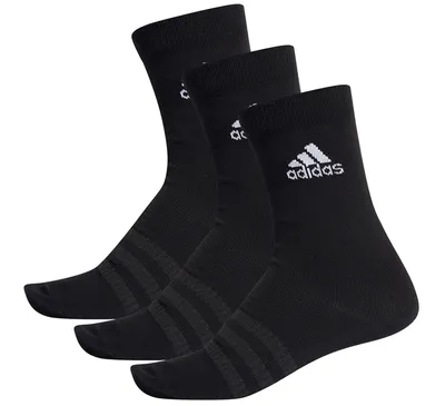 Produktbild von Adidas Light Crew 3 Pair Black / Black / Black EU 46-48