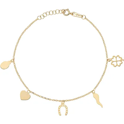 Produktbild von Armbanden   Mit Anhängern Charms Amen Gold   Kollektion  - frau