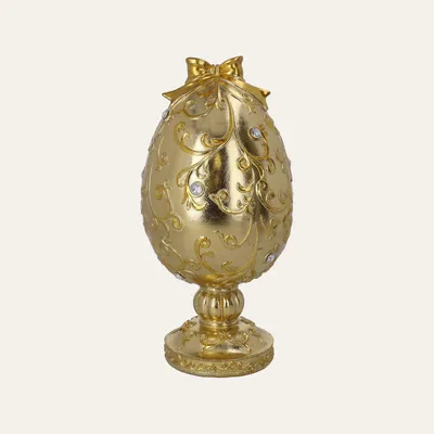 Produktbild von KEYHOMESTORE | Eiskulptur aus Goldharz, H. 30 cm
