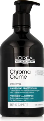 Produktbild von L'Oréal Professionnel Serie Expert Chroma Crème Green Dyes Shampoo 500 ml
