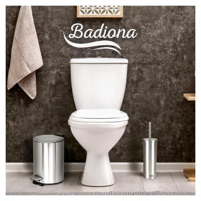Produktbild von Silikon WC Bürste mit Edelstahl Halter | Toilettenbürstengarnitur | Schwarze Klobürste | Badaccessoires