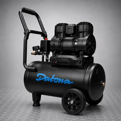 Productafbeelding van Stille compressor 24L - Olievrij & verrijdbaar - Voor luchtgereedschap