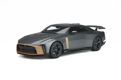 Produktbild von Nissan GT-R 50 Italdesign 2018 grau Modellauto 1:18 GT Spirit