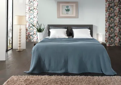Produktbild von ICA Bettoberwurf  180X260 Pacific Blue