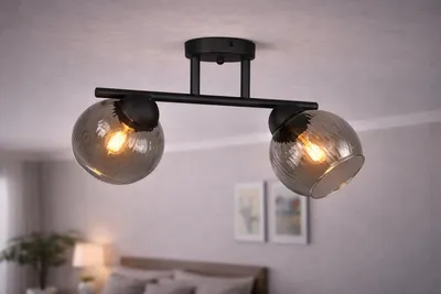 Zdjęcie produktu dla Euro-Lamp Lampa Sufitowa Sevi 2 czarny 2x60W PRODUCENT