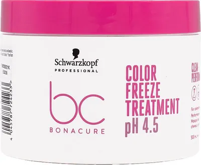 Produktbild von Schwarzkopf Masker Schwarzkopf BonaCure Clean Performance Color Freeze Treatment pH 4.5 500ml