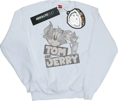 Produktbild von Tom and Jerry - Sweatshirt für Herren BI1892 (M) (Weiß)