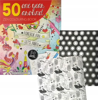 Produktbild von 50 Illustrationen Anti-Stress Thematisches Malbuch