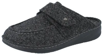 Produktbild von FINN COMFORT Madison Herren Hausschuhe Clog anthrazit Wollfilz - Größe: 43