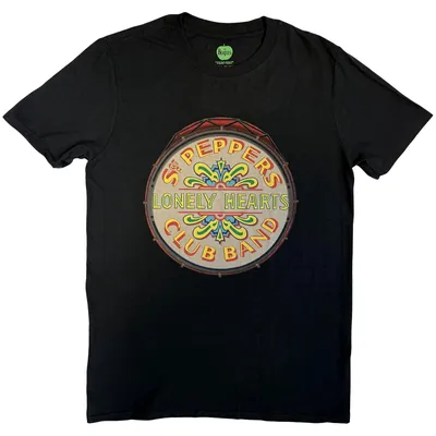 Obrázek produktu pro The Beatles Original Pepper Drum Black L Tričko