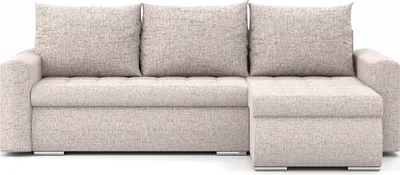 Produktbild von Ecksofa Luis L - Eckcouch L-Form, Sofa Couch, mit Schlaffunktion, Bettkasten, Kissen und Steppung, Polstermöbel, RECHTS Neve 3