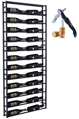 Imagen del producto de Lendo Online Wine Rack Wall Vertical 24 Bottles Acero