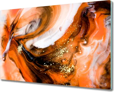 Produktbild von Coloray Hackbrett Küchenbrett Kochplattenabdeckung Schneidebrett Herdabdeckplatte 80x52 cm - wir abstractionism