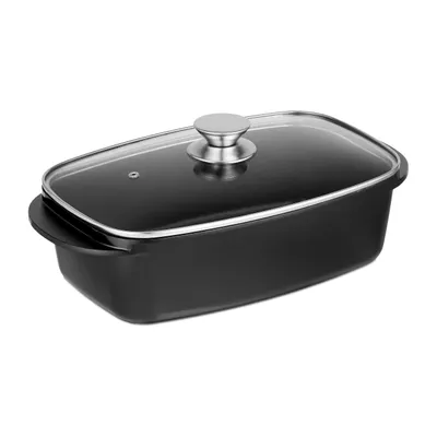 Zdjęcie produktu dla relaxdays Roaster z pokrywką