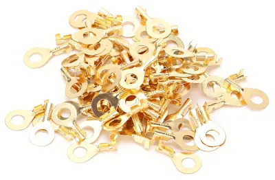 100 Ringkabelschuhe M6 6,2 mm, Kabelkrimpösen, Batterieanschluss