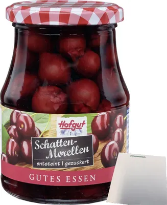 Produktbild von Hofgut Schattenmorellen (370ml Glas) + usy Block