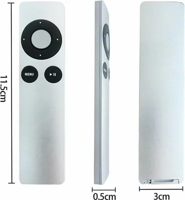 Obrázek produktu pro Náhradní dálkové ovládání pro APPLE TV MC377LL/A 1. 2. 3. 4. generace, A1294 A1218/MA711 A1378/MC572 A1427/MD199 A1625/MGY52/MLNC2 A1842/MQD22/MP7P2 Apple TV MC377LL/A MM4T2AM/A Tél
