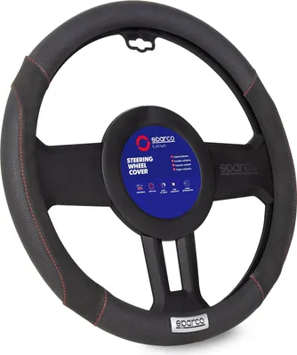 Immagine prodotto di SPARCO Coprivolante Coprivolante Protezione del volante Similcuoio nera Scamosciata