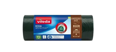 Produktbild von Vileda Müllbeutel Eco + 50 Liter (12 Beutel)