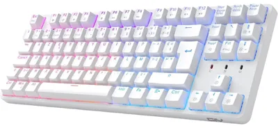 Obrázek produktu pro Mechanická herní klávesnice, funkce Hot Swap, podsvícení RGB, BÍLÁ