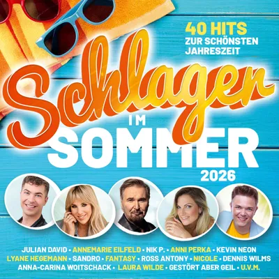 Obrázok produktu pre Various: Schlager Im Sommer 2026 - 40 Hits zur schönsten Jahreszeit