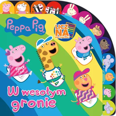 Immagine prodotto di Wesoła książka z Przyjaciółmi Świnka Peppa do nauki liczenia