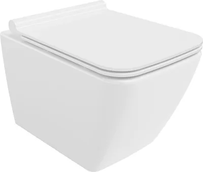 Produktbild von Mexen Vega WC-Schüssel Randlos mit slim Sitz und Absenk-Automatik, duroplast, Weiß - 30654000